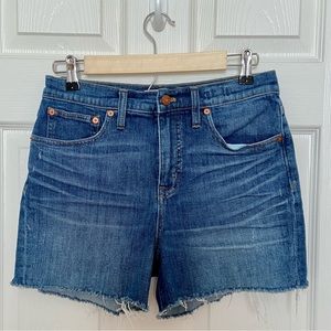 Madewell High Rise Denim Shorts Size 27